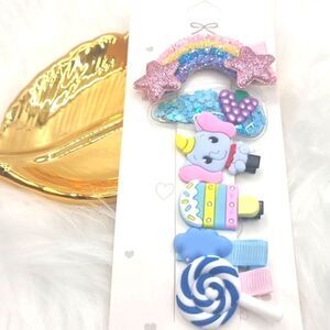6 pc  HAIR CLIP SET